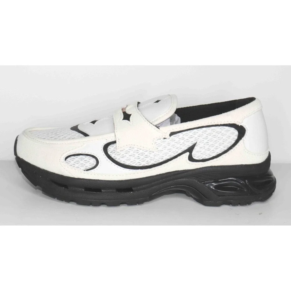 Bravest Studios White Runner Loafers Slip On-Shoes Y2K Goth Chunky Mens Size 9